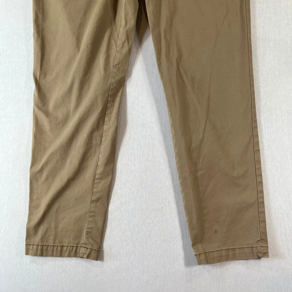 Banana Republic Pants Men 36x32 (Fit 36x29) Lived-In Chino Athletic Fit Khaki